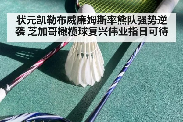 状元凯勒布威廉姆斯率熊队强势逆袭 芝加哥橄榄球复兴伟业指日可待